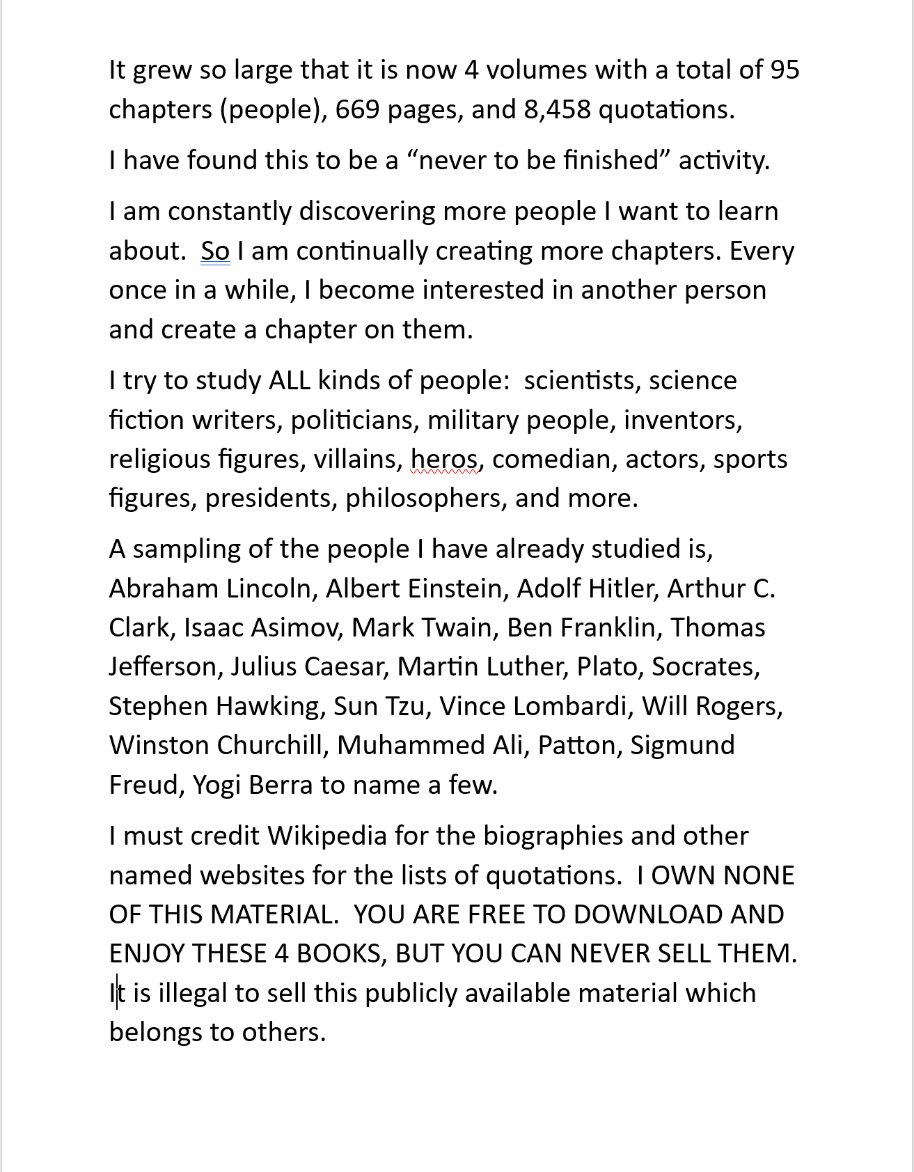 A page of an article with a quote from the author.